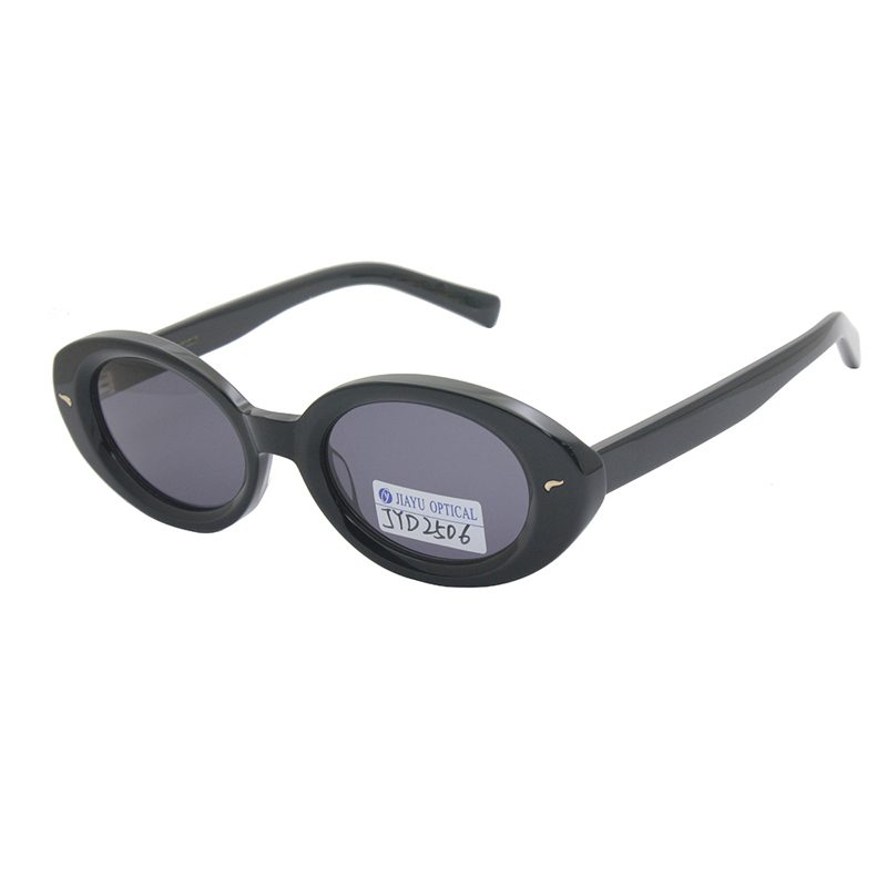 Product photograph of Handmade Personalized Unique Retro Acetate Oval Sunglasses for Women, published by Jiayu