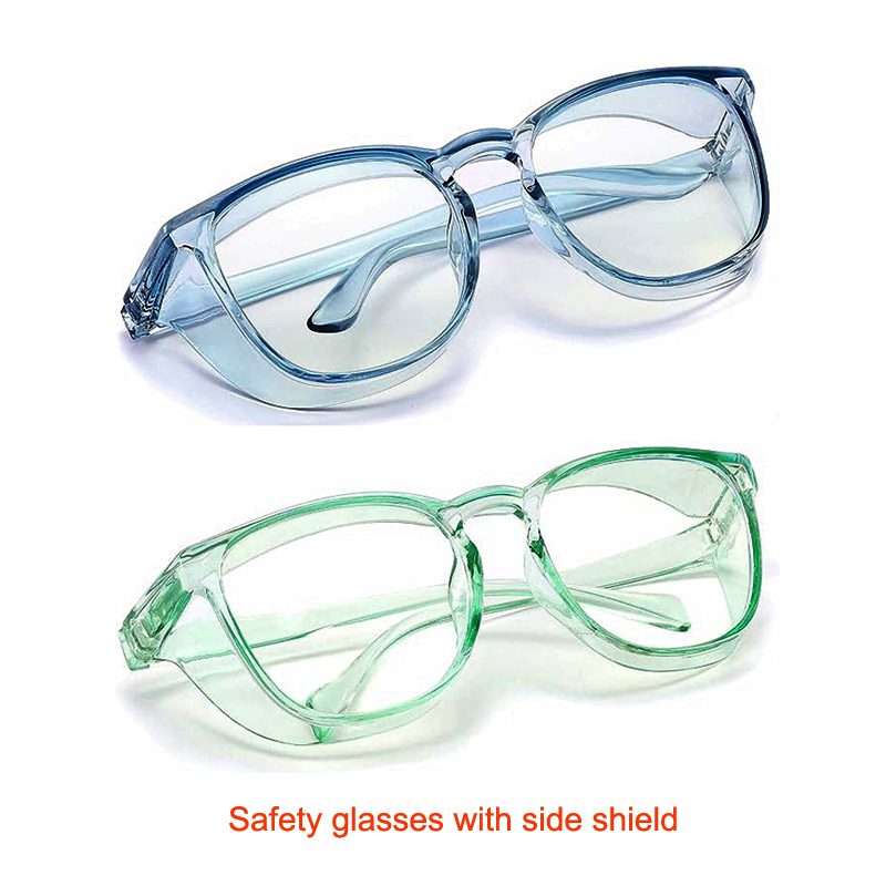 Product photograph of Anti Fog Safety Goggles for Women Men, Blue Light Blocking Stylish Eye Protection Glasses Side Shield, published by Jiayu