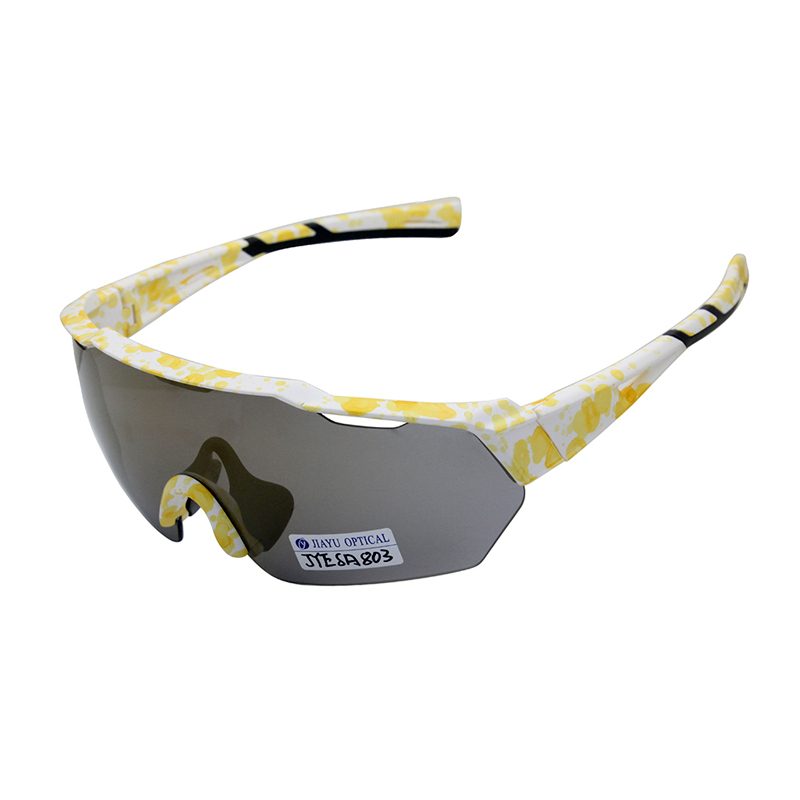 Product photograph of JYESA803, Custom LOGO UV400 Cycling Sunglasses tr90 Sport Glasses, published by Jiayu