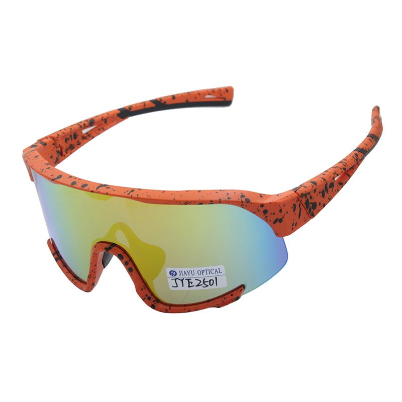 Product photograph of JYE2501, Hot Sale Custom Logo One-piece lens Polarized UV400 Sports Sunglasses for Running & Cycling Outdoor Activities, published by Jiayu