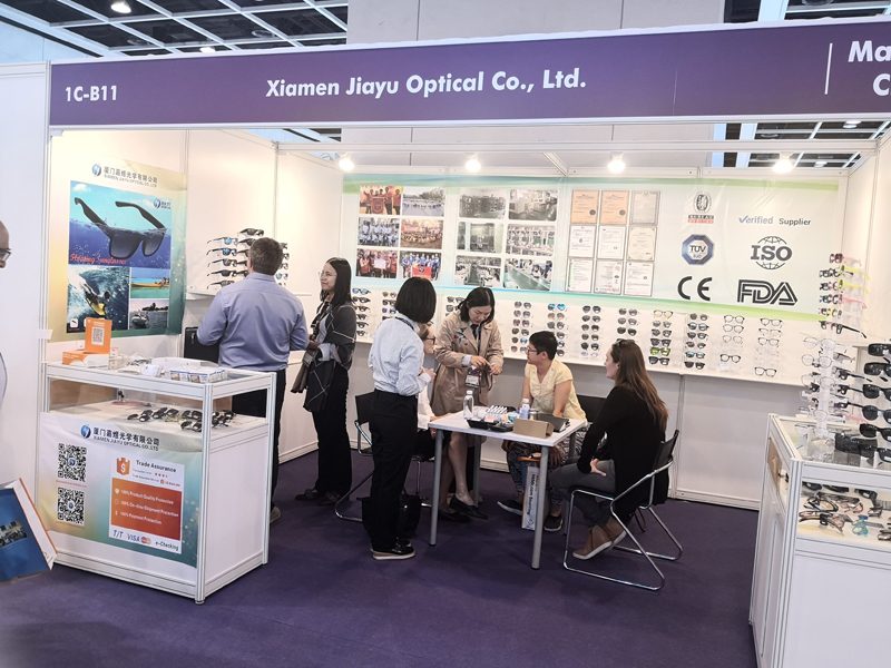 Jiayu booth 1C-B11 at the Hong Kong Optical Fair