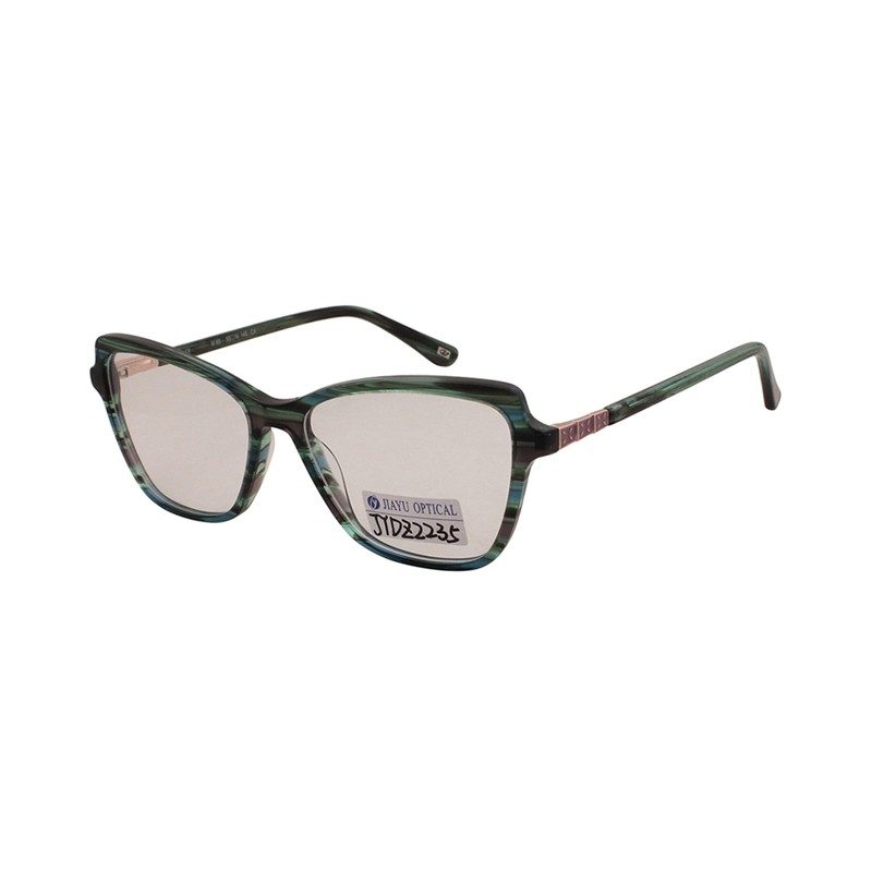 Product photograph of JYDZ2235, Wholesale Women's Blue Light Blocking Glasses Acetate Spectacles Frames Supplier, published by Jiayu