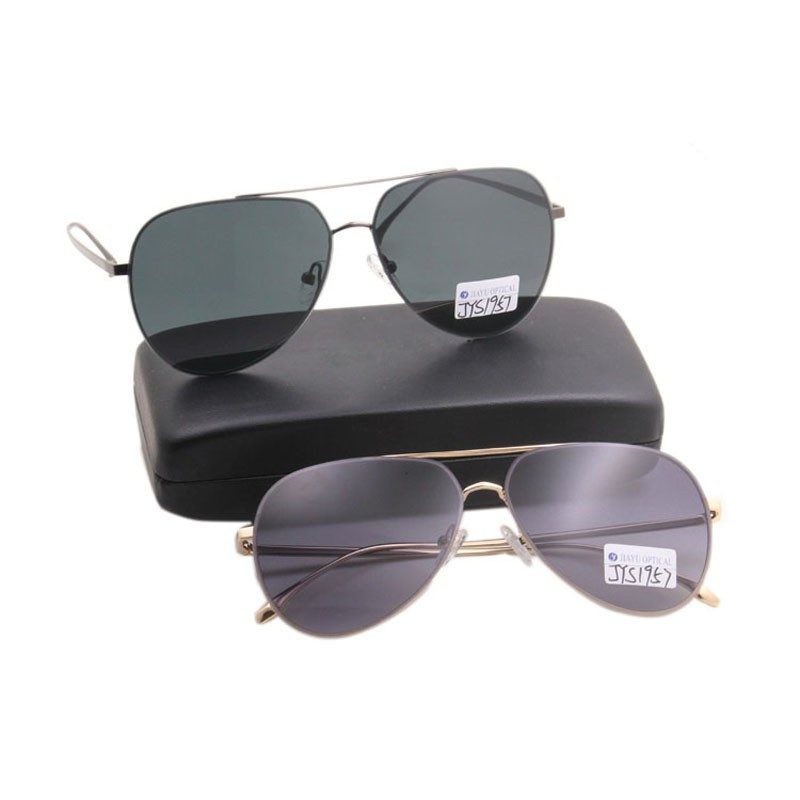 Product photograph of JYS1957, European Polarized Mens Womens Retro Sunglasses Aviator Pilot Metal Frame Sunglasses for Fishing Golf, published by Jiayu