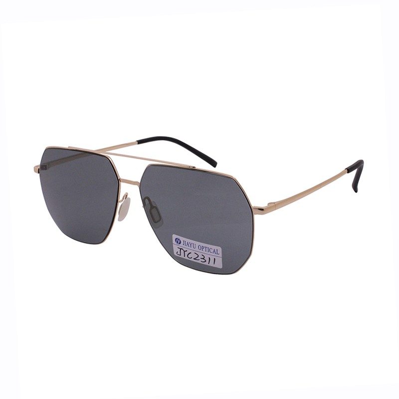 Product photograph of JYC2311, Factory Hexagon Polarized Retro Sunglasses for Men Women-Vintage Metal Frame Design UV Protection Trendy Fashion Shades, published by Jiayu