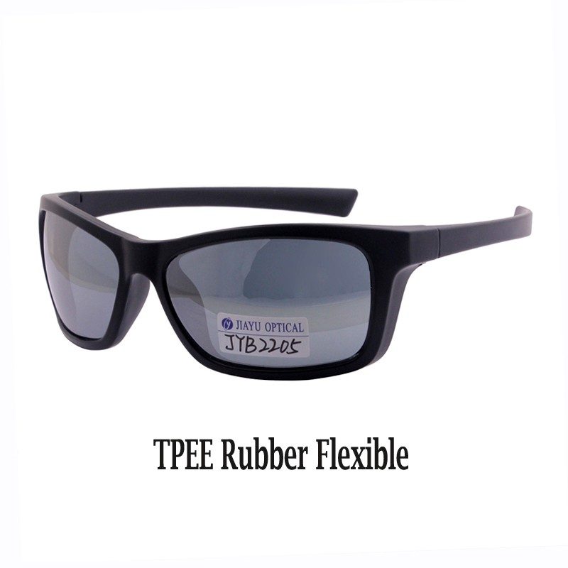 Product photograph of JYB2205, TPEE Rubber Flexible Sports Polarized Sunglasses for Men Women UV Protective Driving Running Cycling Fishing Sun Glasses, published by Jiayu