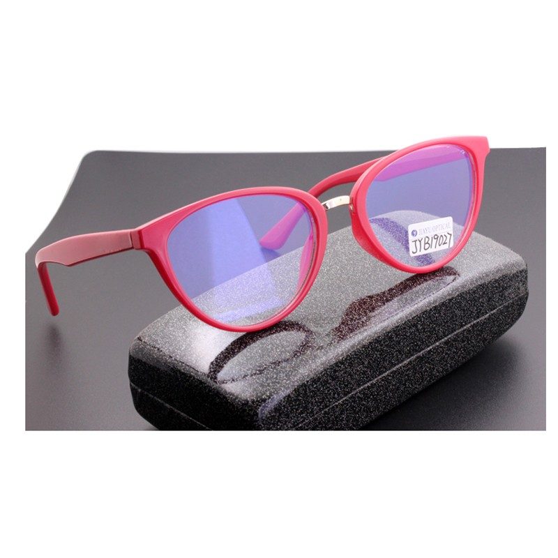 Product photograph of JYB19027, Tr90 Blue Light Blocking Computer Glasses for Men Women Anti Eye Strain Clear Lens, published by Jiayu