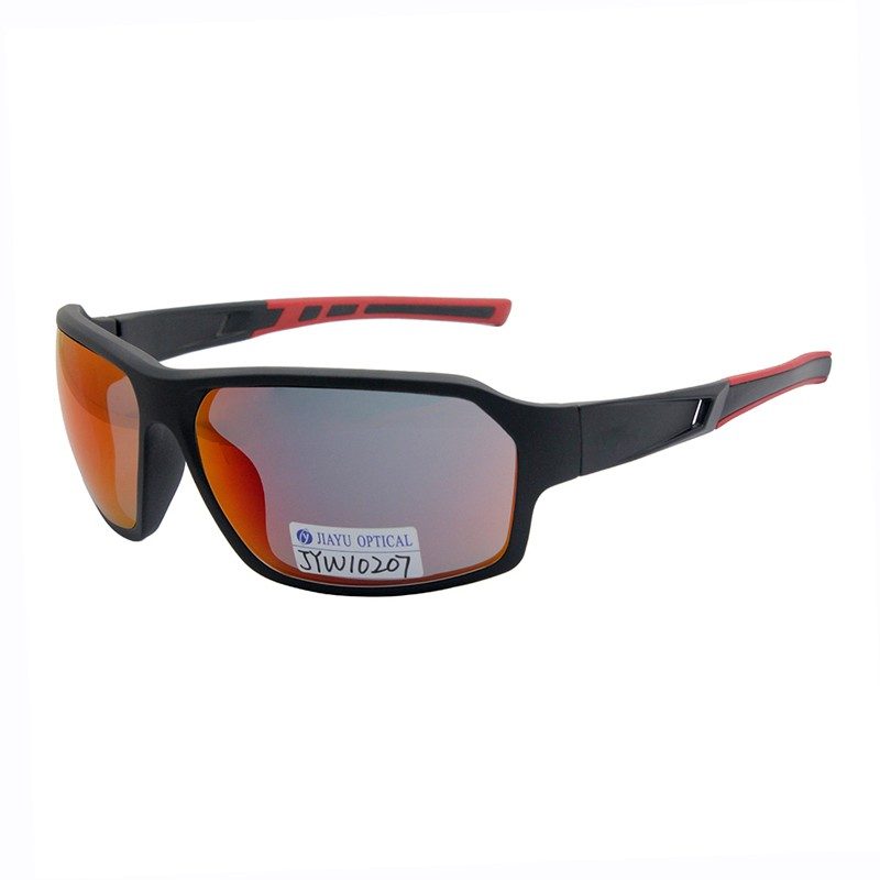 Product photograph of JYW10207, OEM Polarized Sports Sunglasses for Men Women Unbreakable Frame Cycling Fishing Wrap Around Sunglasses UV400 Protection, published by Jiayu